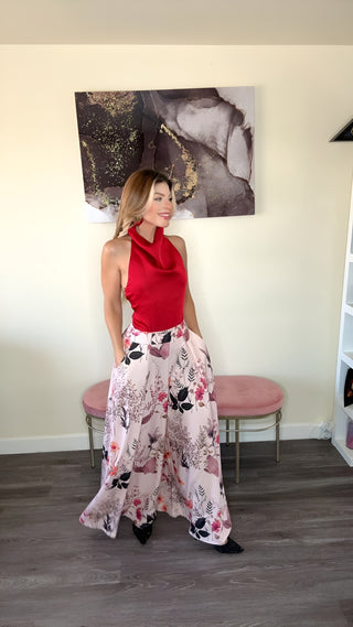 Forest leaves Palazzo Pants