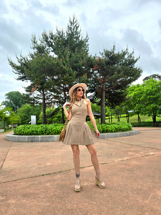 Alice Pleated Dress