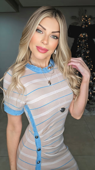 Emma striped dress