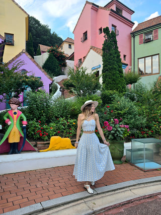 Europe Trip Skirt Set