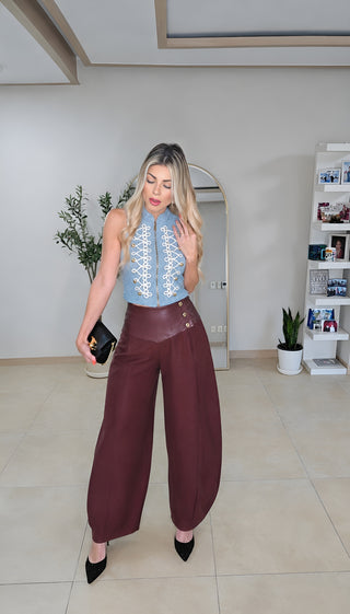 Napoleon Tweed Light blue vest