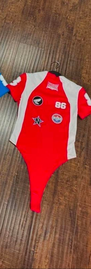 Hi neck racing bodysuit