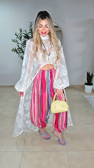 Bloom in lace top cream