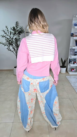 Preppy shoulders weater  top