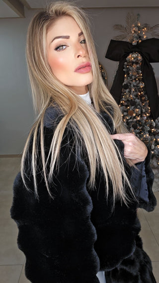 Black Fur jacket