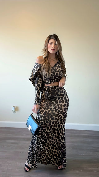 Fall wild instinct skirt set