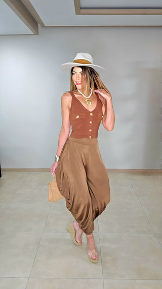 Cacao harem pants
