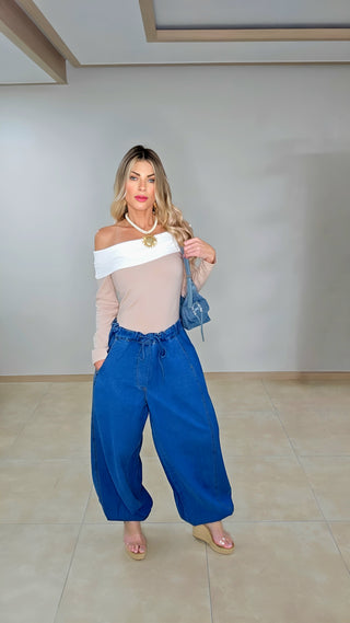 Blue Aladin Denim pants