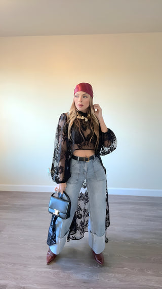 Bloom in lace top