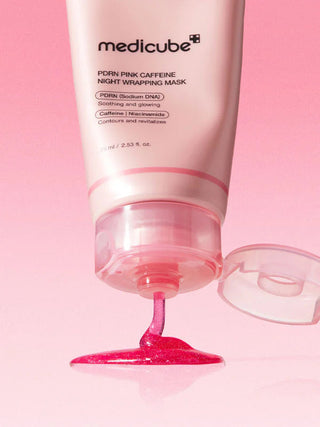 PDRN PINK CAFFEINE NIGHT WRAPPING MASK MEDICUBE