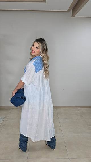 Miami vibes shirt dress
